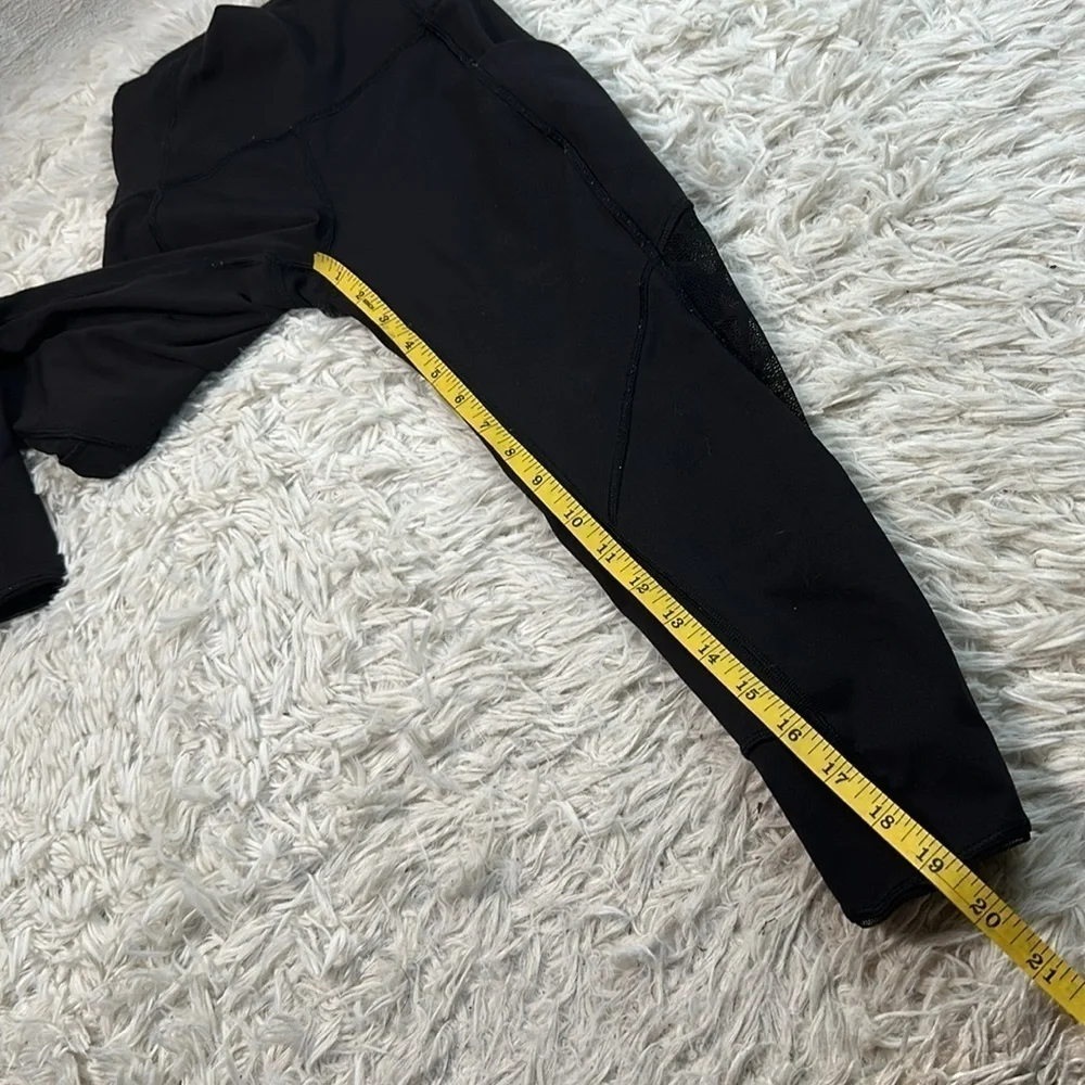 Lululemon City Sky Run By Crop Black